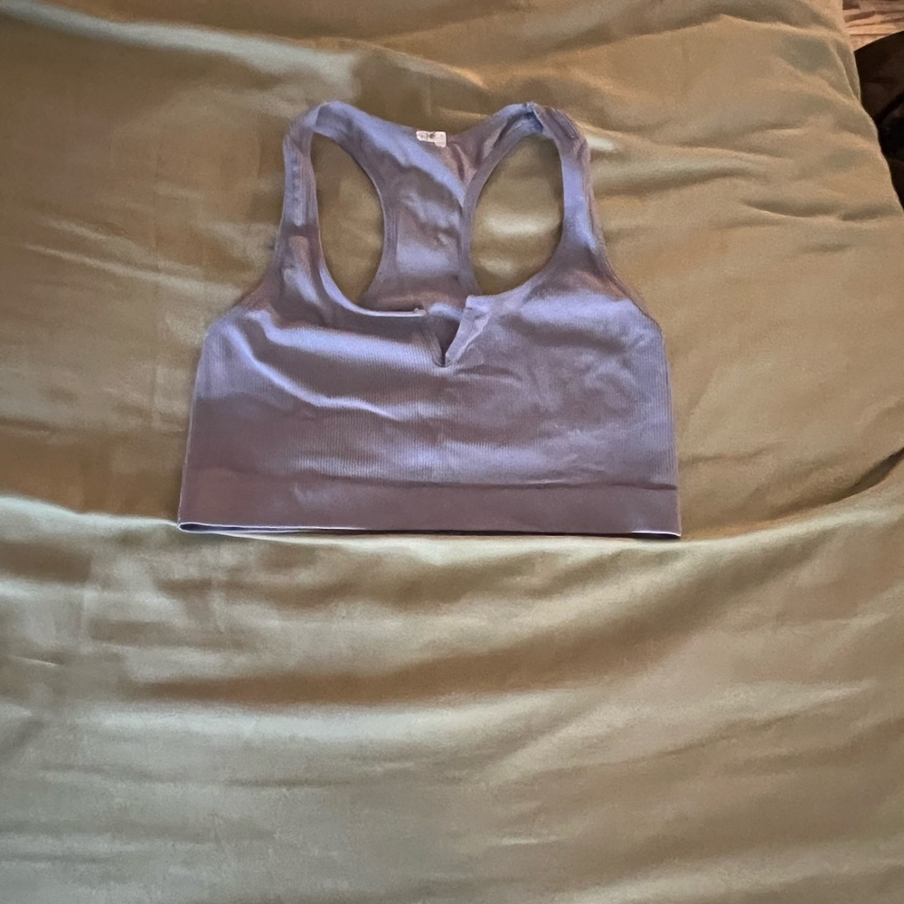 Forever21 Basic ribbed tank/sports bra